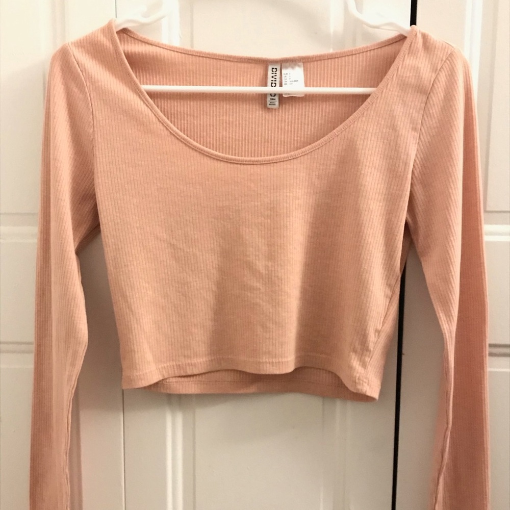 Pink Long Sleeve Top